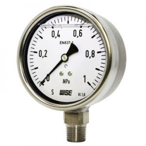 Đồng hồ đo áp suất Wise - Inox có dầu - Model P252